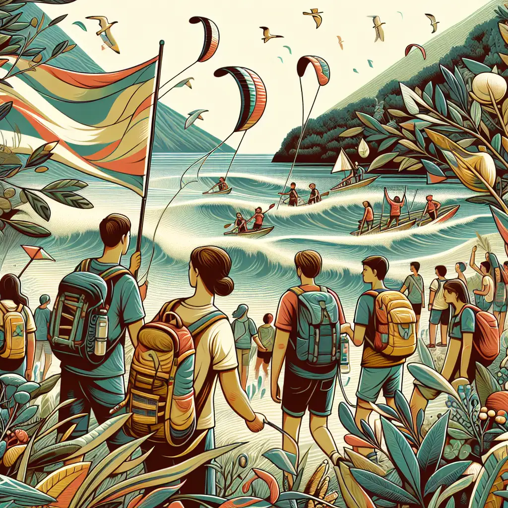 Komunitas Pemuda Berpartisipasi dalam Kampanye Menjaga Laut