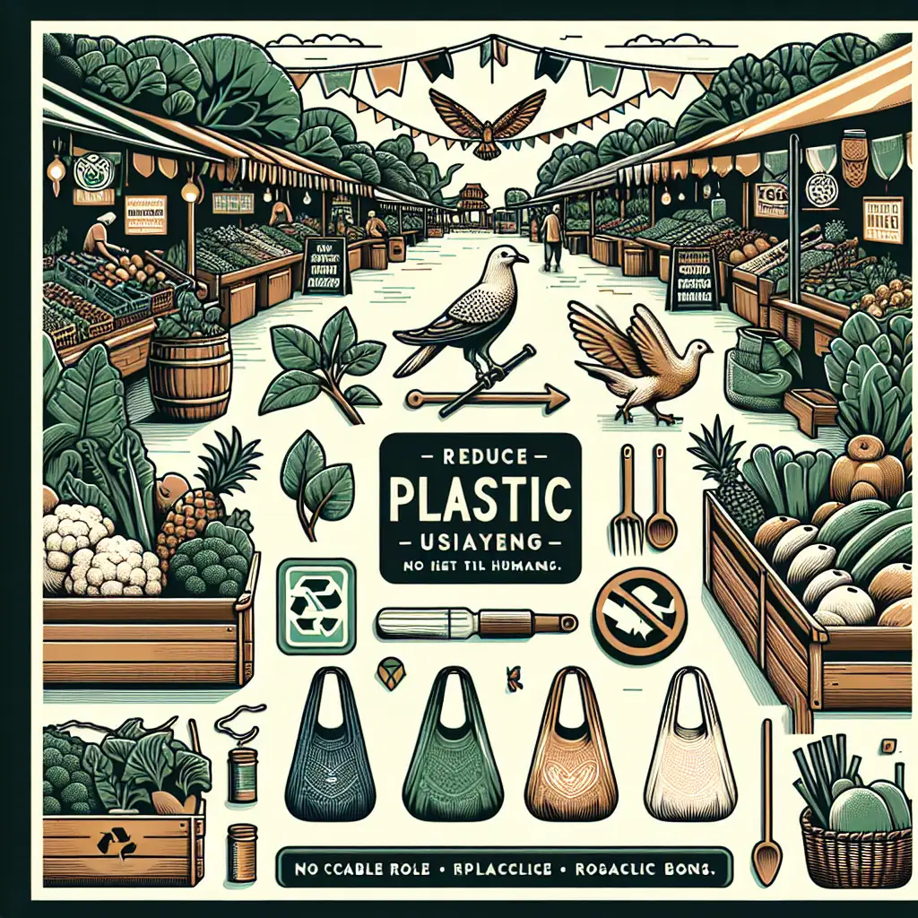 Kampanye Mengurangi Penggunaan Plastik di Pasar Tradisional
