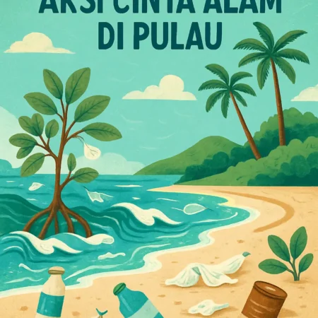 Kampanye Bersih Lautan dengan Aksi Cinta Alam di Pulau