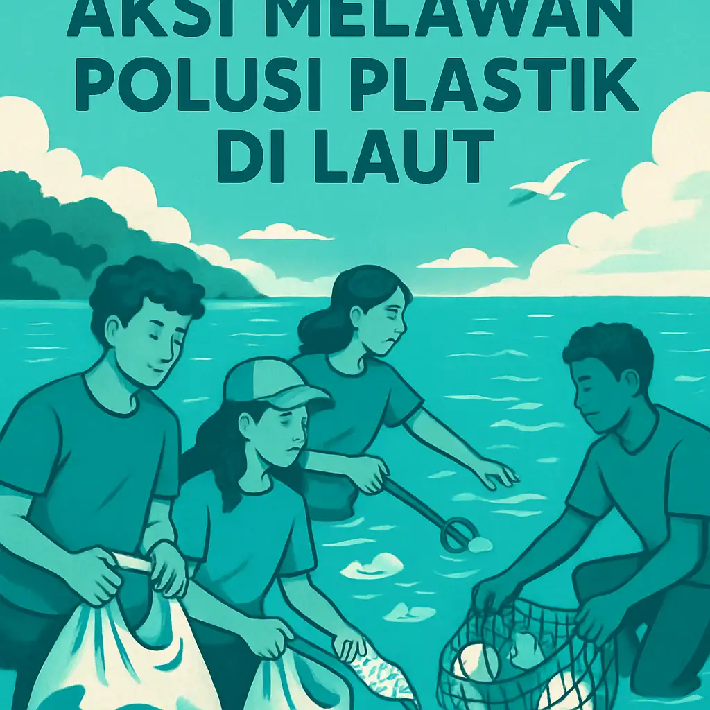 Komunitas Anak Muda Aksi Melawan Polusi Plastik di Laut